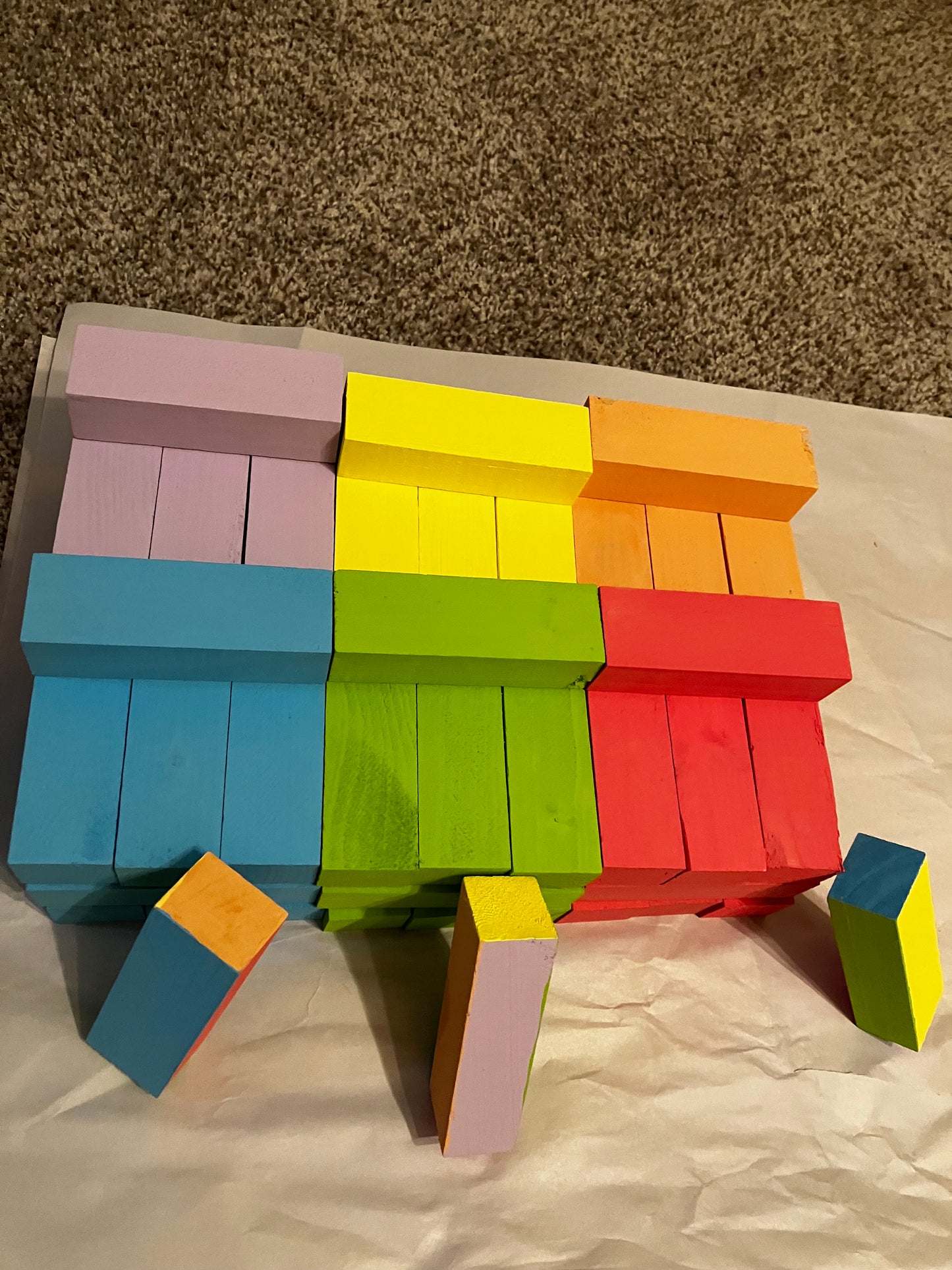Personalized Jumbo Jenga – Family Edition