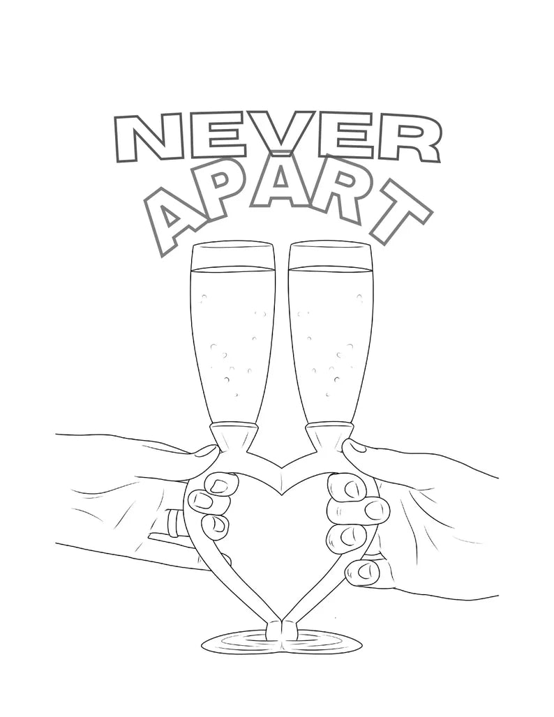 Pre-Sketched Sip & Paint Canvas