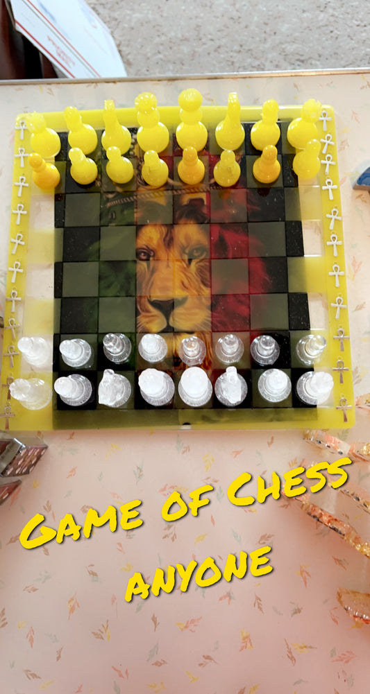 Custom Photo Chess Set