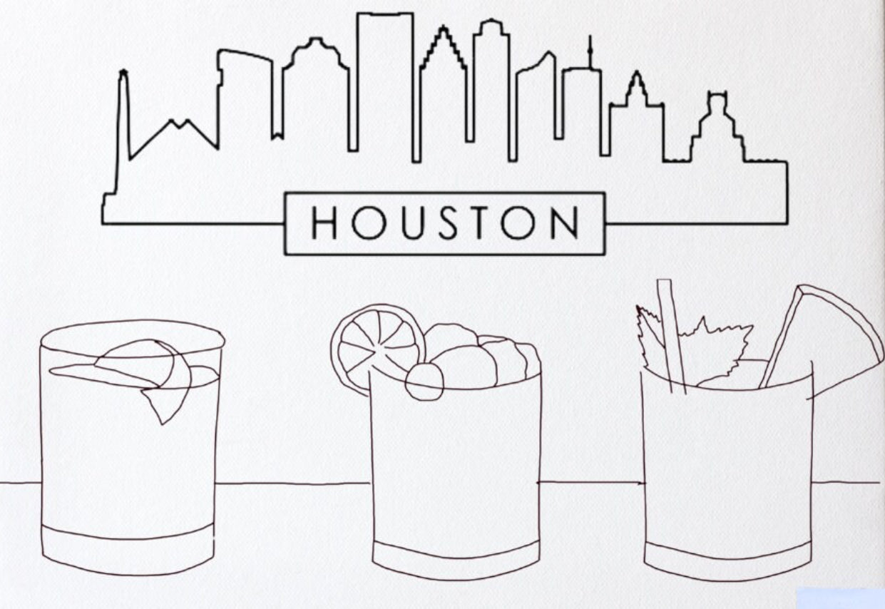 Pre-Sketched Sip & Paint Canvas